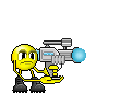 Laser Blaster emoticon (Gun Emoticons)