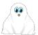 Ghost emoticon (Halloween Smileys)
