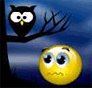 Halloween Owl animated emoticon