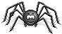 Spider emoticon (Halloween Smileys)