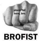 Bro fist emoticon