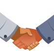 Business Handshake emoticon (Hand gesture emoticons)