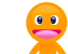 Orange Guy Thumbs Up animated emoticon