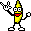 Rocking Banana animated emoticon