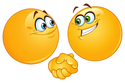 Smileys Shaking Hands emoticon (Hand gesture emoticons)