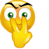 Watching You smiley (Hand gesture emoticons)