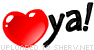 Love Ya smiley (Heart emoticon set)