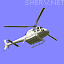 Helicopter Flying animated emoticon