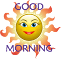 Good Morning Sunshine emoticon (Hello emoticons)