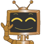 Robot Hey smiley (Hello emoticons)