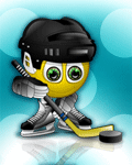 Hockey Picture emoticon (Hockey Emoticons)