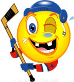 Injured Hockey Player smilie