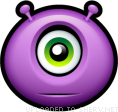 Alien Cyclops emoticon