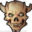 Devil's Face emoticon (Horror Emoticons)