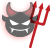 Fanged Devil emoticon (Horror Emoticons)