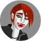 Laughing Vampire emoticon (Horror Emoticons)