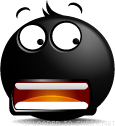 Look of Horror emoticon (Horror Emoticons)