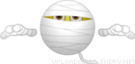 Mummy Halloween emoticon