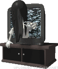 TV Ghost animated emoticon