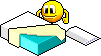 Making The Bed animated emoticon