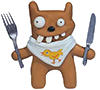 Hungry bear emoticon (Hungry smiley faces)