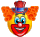 Clown emoticon (Jobs and Occupations emoticons)