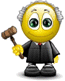Judge animated emoticon