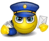 Mailman animated emoticon