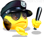 Policeman emoticon (Jobs and Occupations emoticons)