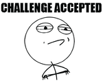 Challenge Accepted Meme emoticon (Meme emoticons)