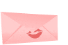 Miss You envelope emoticon (Miss you smileys)