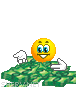 Money Pile animated emoticon