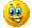 Smiley showing bum animated emoticon
