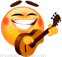 Classic Guitar smiley (Musical instrument emoticons)