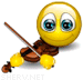 Violin animated emoticon