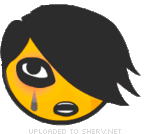icon of emo musician smiley crying