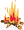 Fire 2 emoticon (Nature emoticons)