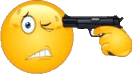 suicidal smiley emoticon