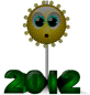 2012 Ball Drop smiley (New Year Emoticons)