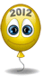 2012 balloon smiley