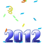 2012 new year animated emoticon