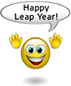 happy leap year emoticon