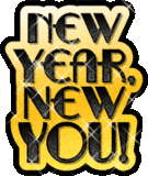 New Year, New You smiley (New Year Emoticons)
