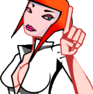 redhead girl icon