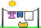 Clothes Line smiley (Other object emoticons)
