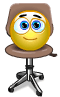office chair smiley