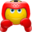 smilie of Olympic boxer