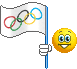 smiley of olympic flag