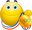 Olympic Gold Medal emoticon