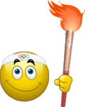 Olympics Athlete emoticon (Olympic games emoticons)